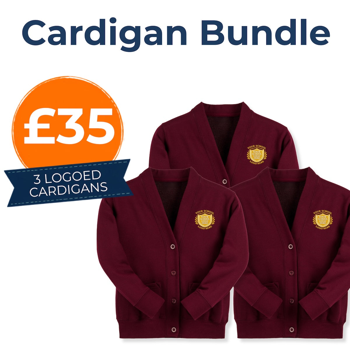 Bordeaux Sweatcardigan Bundle
