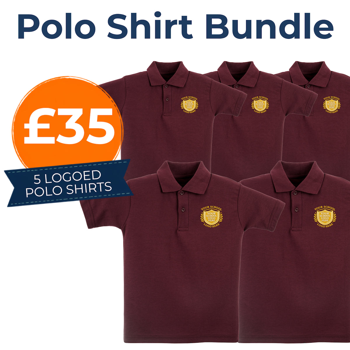 Burgundy Polo Bundle
