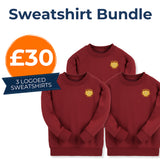 Burgundy Sweat Shirt Bundle
