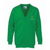 Emerald Cotton Rich Sweat Cardigan - Christ Church
