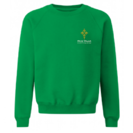 Emerald Cotton Rich Crew Neck Sweatshirt - Christ Church