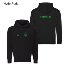 Hyde Park PE Hoodie (GN) Add Child's Initials into Special Instructions Box - Back, Left Chest & Right Chest Initials Print