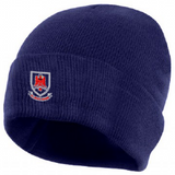 French Navy Knitted Hat - St John's Centre Front Embroidered
