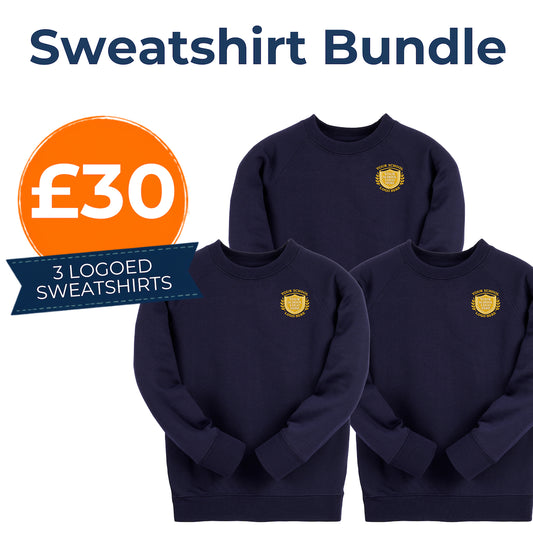 Navy Sweat Shirt Bundle