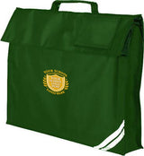 Bottle Green Classic Book Bag - Bag Decoration
