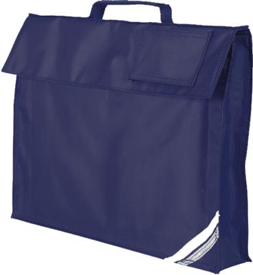 Navy Classic Book Bag - Bag Decoration
