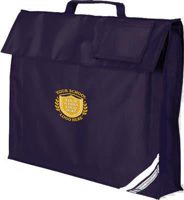 Purple Classic Book Bag - Bag Decoration