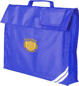 Royal Blue Classic Book Bag - Bag Decoration
