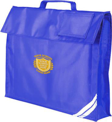 Royal Blue Classic Book Bag - Bag Decoration