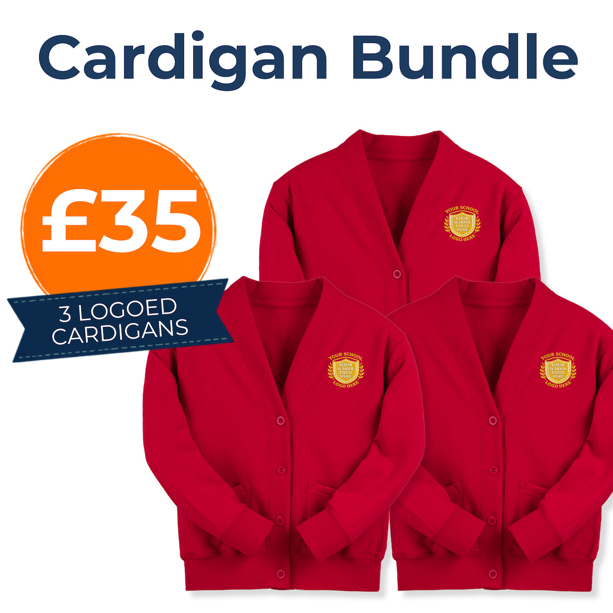Red Sweatcardigan Bundle