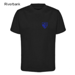 Riverbank (Blue) Classic T - Shirt Left Chest Embroidered