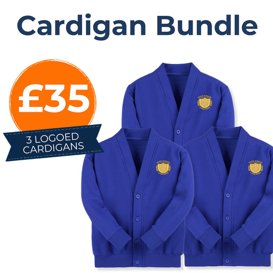 Royal Blue Classic Sweatcardigan Bundle