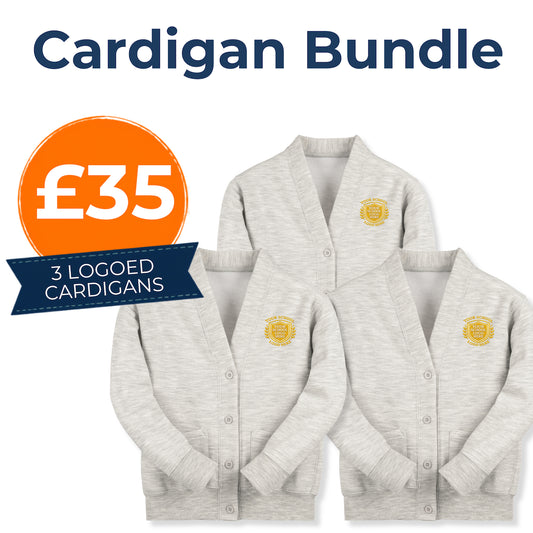 School Grey Sweatcardigan Bundle