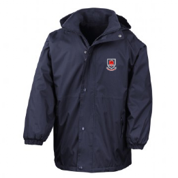 Navy Waterproof Fleece-Lined Coat - St John's