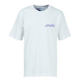 White KS1 PE T-Shirt - Left Chest Embroidered
