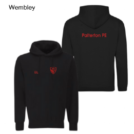 Wembley PE Hoodie (RD) Add Child's Initials into Special Instructions Box - Back, Left Chest & Right Chest Initials