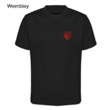 Wembley (Red) Classic T - Shirt - Left Chest Embroidered
