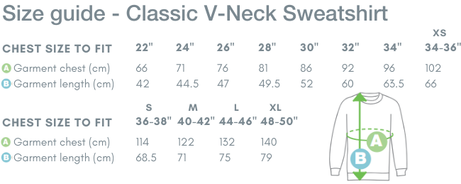 School Trends School Uniform - Classic V-Neck Sweatshirt